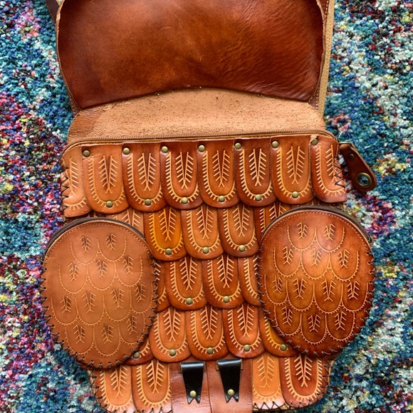 Owl Leather Purse - Picture 4 of 5